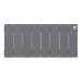 Royal Thermo PianoForte 200 Silver Satin 8 секций радиатор8