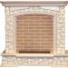 Каминокомплект Dimplex Preston - Слоновая кость / Кирпич с очагом Cassette 600 LNH-INT (с дровами)