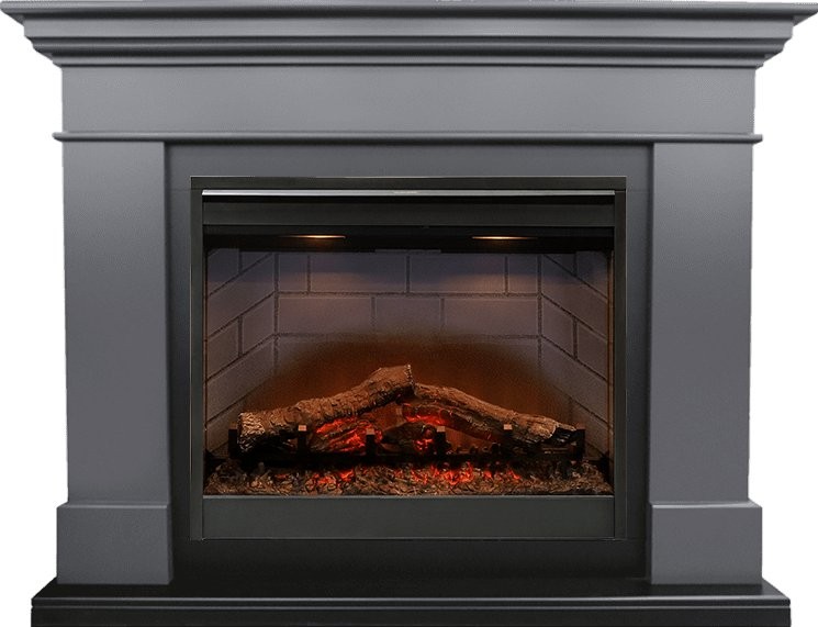 Каминокомплект Dimplex California Graphite Gray - Серый графит с очагом Symphony 26'' DF2608-INT