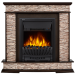 Портал Firelight Scala Classic сланец скалистый бурый, темный дуб
