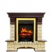 Каминокомплект Royal Flame Pierre Luxe - Темный дуб / Шампань с очагом Fobos FX Brass