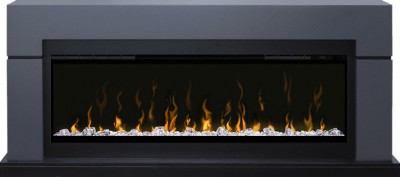 Каминокомплект Dimplex Lindos (линейный) - Серый графит с очагом Ignite XLF50