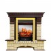 Каминокомплект Royal Flame Pierre Luxe - Темный дуб / Шампань с очагом Fobos FX M Brass