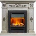 Каминокомплект Dimplex Derby - Old silver с очагом Brookline Black