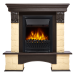 Портал Firelight Forte Classic камень бежевый, венге