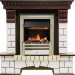 Каминокомплект Dimplex Pierre Luxe угловой - Темный дуб / Белый с очагом Cavendish