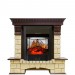Каминокомплект Royal Flame Pierre Luxe - Темный дуб / Шампань с очагом Majestic FX M Black