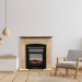 Каминокомплект Royal Flame Barcelona (разборный) - Серый графит с очагом Fobos FX M Brass