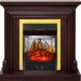 Каминокомплект Royal Flame Bradford - Темный дуб с очагом Majestic FX M Brass