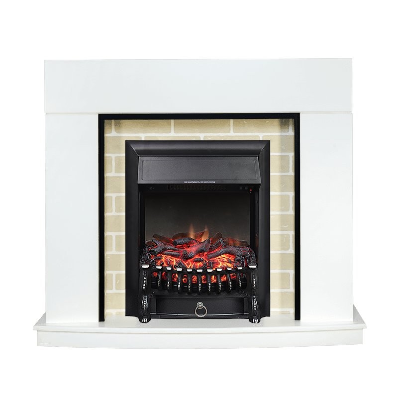 Каминокомплект Royal Flame Montana - Белый с очагом Fobos FX Black