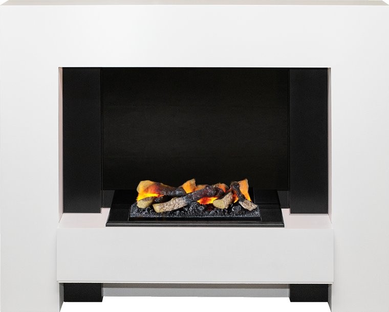 Каминокомплект Dimplex Tokyo - Белый с очагом Cassette 400 LNH-INT (с дровами)