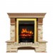 Каминокомплект Royal Flame Pierre Luxe - Дуб / Сланец с очагом Fobos FX Brass