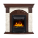 Портал Firelight Torre Classic камень белый, темный дуб