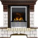 Каминокомплект Dimplex Pierre Luxe угловой - Темный дуб / Белый с очагом Flagstaff