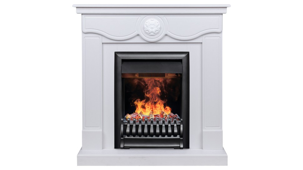 Камин электрический RealFlame Aurora WT c очагом 3D Oregan