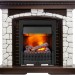 Каминокомплект Dimplex Glasgow - Темный дуб / Белый с очагом Danville Black FB2