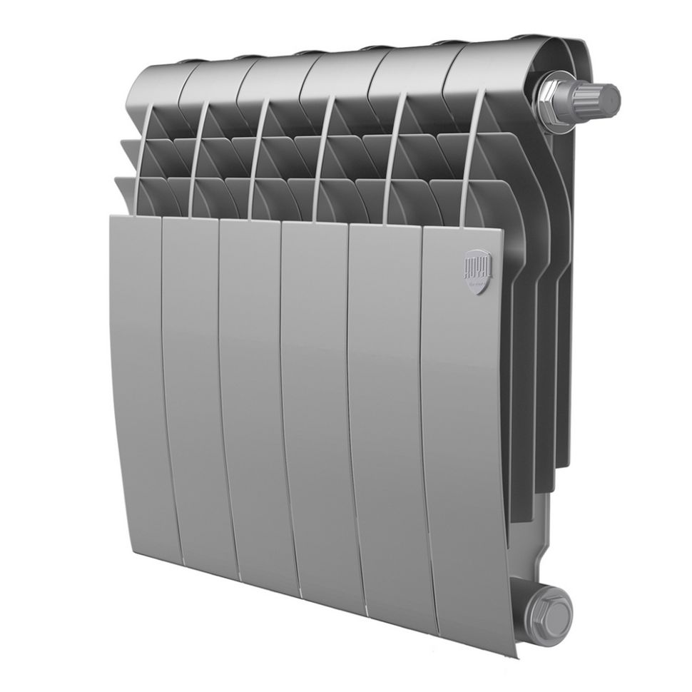 Royal Thermo BiLiner 350 V 6 секций Silver Satin радиатор