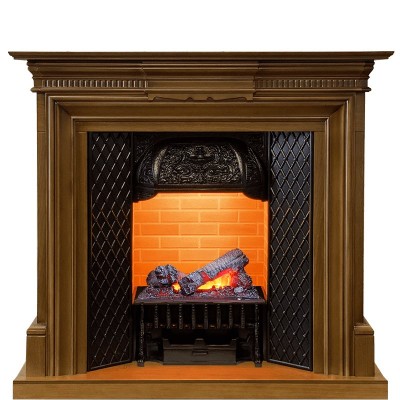 Каминокомплект Dimplex Chelsea - Орех с очагом Cassette 400 NH