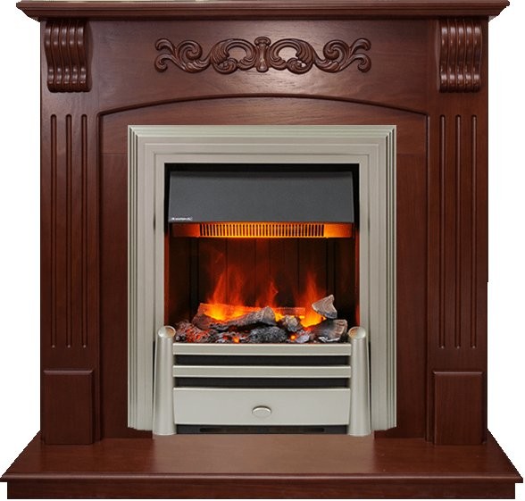 Каминокомплект Dimplex Sorrento угловой - Орех с очагом Chesford