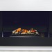 Каминокомплект Dimplex Cube - Белый с черным с очагом Cassette 600 LNH-INT (с дровами)