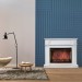 Каминокомплект Electrolux Piazza 25 белый с панорамным очагом EFP/P-2720RLS