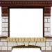 Каминокомплект Dimplex Pierre Luxe - Темный дуб / Белый с очагом Symphony 26'' DF2608-INT