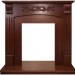Каминокомплект Dimplex Sorrento угловой - Орех с очагом Danville Antique Brass FB2