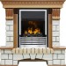 Каминокомплект Dimplex Pierre Luxe - Дуб / Белый с очагом Flagstaff