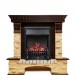 Каминокомплект Royal Flame Pierre Luxe угловой - Темный дуб / Сланец с очагом Fobos FX Black