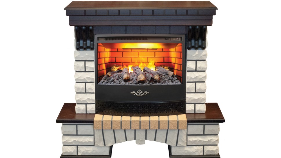 Камин электрический RealFlame Country 25,5 AO c очагом FireStar 25,5 3D