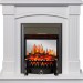 Каминокомплект Royal Flame Boston - Белый (Высота 925см) с очагом Fobos FX M Black