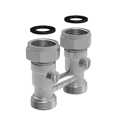 Узел нижнего подключения прямой для двухтрубных систем Royal Thermo 3/4" НГ - 3/4" НР