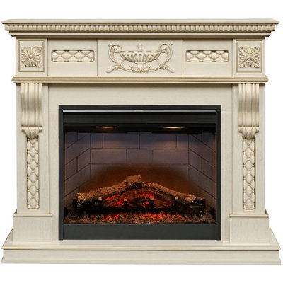 Портал Dimplex Corsica Symphony 2608/Symphony 2624L слоновая кость с патиной