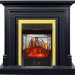 Каминокомплект Royal Flame Bradford - Серый графит с очагом Majestic FX M Brass