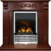 Каминокомплект Dimplex Sorrento угловой - Орех с очагом Flagstaff