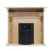 Каминокомплект Dimplex Corfu - Слоновая кость с очагом Danville Antique Brass FB2