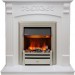 Каминокомплект Dimplex Sorrento угловой - Белый дуб с очагом Chesford