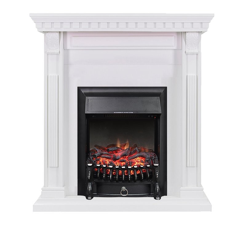 Каминокомплект Royal Flame Orlean - Белый с очагом Fobos FX Black
