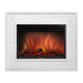 Портал Firelight Loft 30 камень белый / белая эмаль
