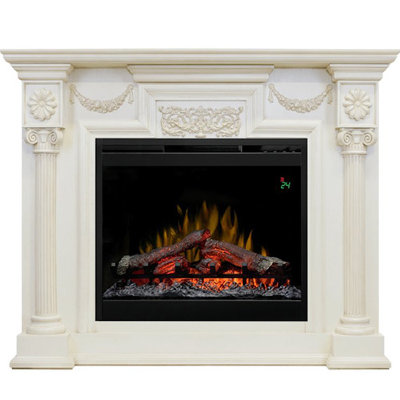 Портал Dimplex London Symphony 2608/Symphony 2624L слоновая кость с патиной
