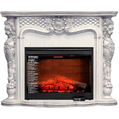 Портал Dimplex Castle Symphony DF3020/ Revillusion RBF 30 слоновая кость с темной патиной