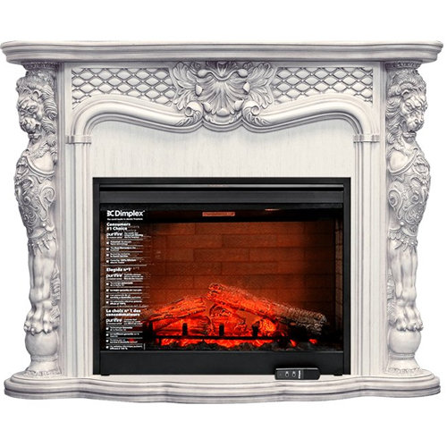 Портал Dimplex Castle Symphony DF3020/ Revillusion RBF 30 слоновая кость с темной патиной