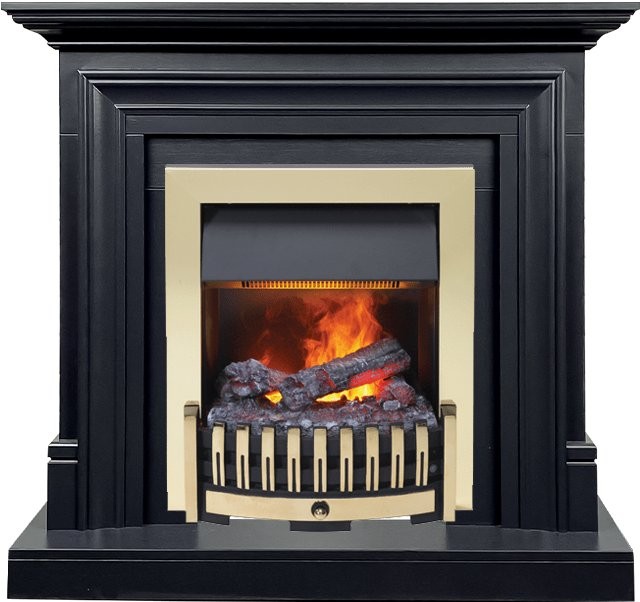 Каминокомплект Dimplex Bradford - Серый графит с очагом Danville Brass FB2