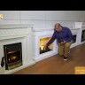 Каминокомплект Dimplex Sorrento угловой - Белый дуб с очагом Atherton