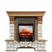 Каминокомплект Royal Flame Pierre Luxe - Дуб / Белый с очагом Fobos FX M Black