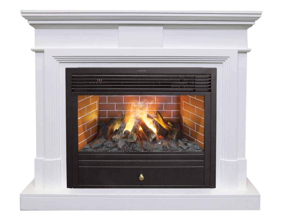 Камин электрический RealFlame Marco 26 WT с Novara 26 3D