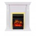 Каминокомплект Royal Flame Orlean - Белый с очагом Majestic FX Brass