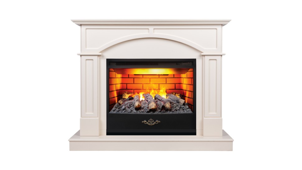Камин электрический RealFlame Jacomo 25,5 WT c очагом FireStar 25,5 3D