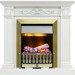 Каминокомплект Dimplex Verona - Белый дуб с очагом Danville Antique Brass FB2