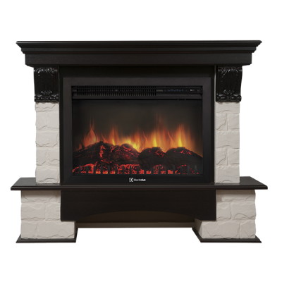 Портал Firelight Forte 30 U камень белый, венге